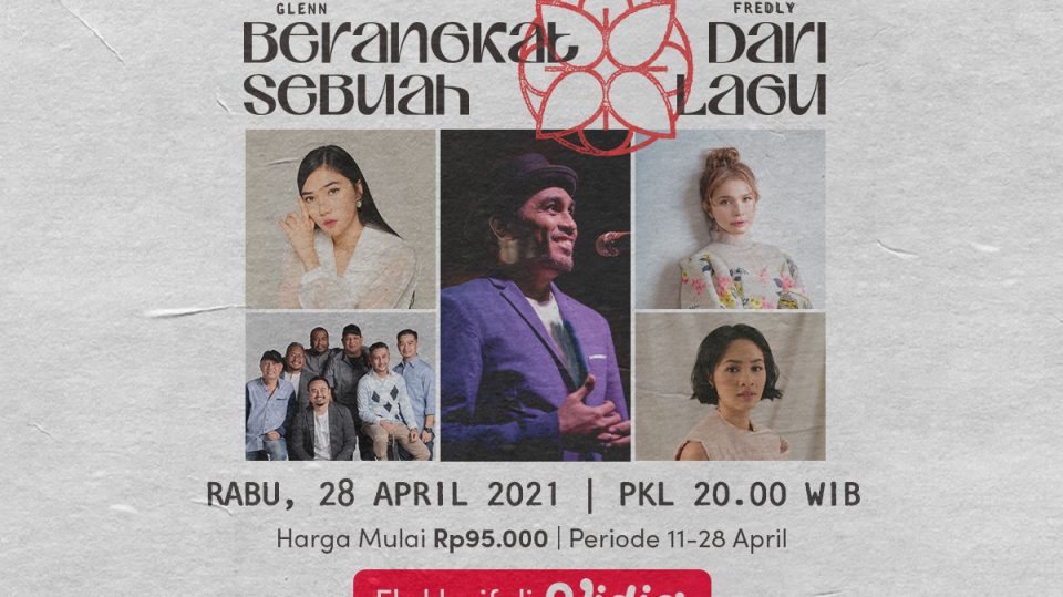 beli tiket konser glenn fredly berangkat dari sebuah lagu