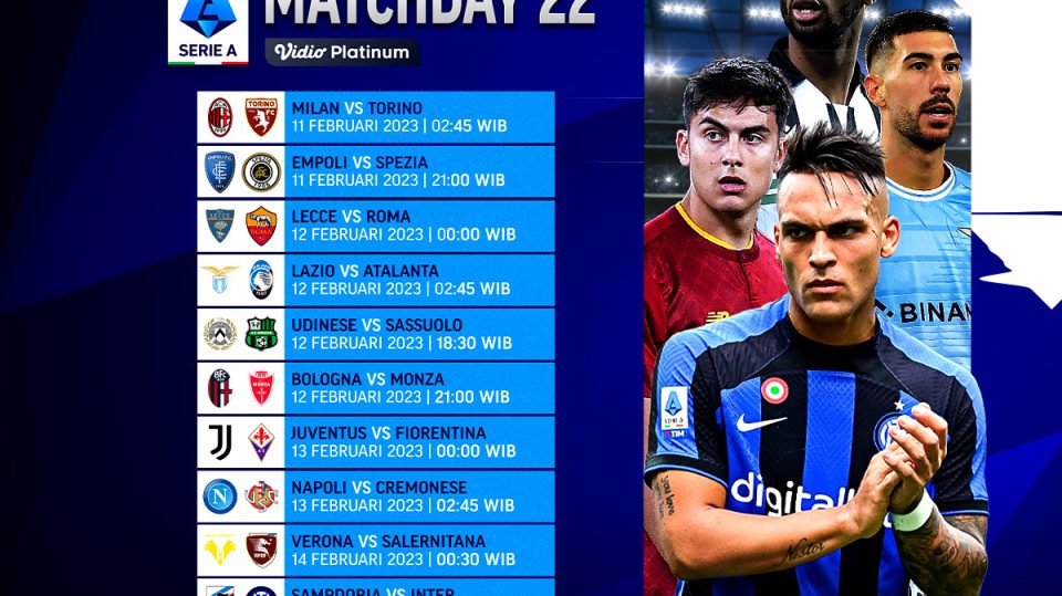 Liga Italia 2022/2023 Matchday 22