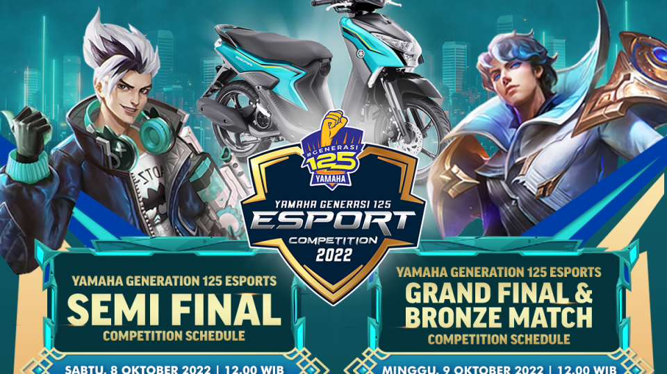 Jadwal Yamaha Generasi 125 Esports Competition (YGEC) 2022