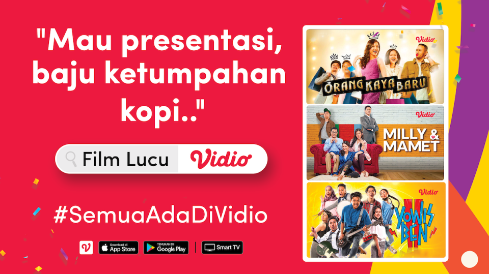 film lucu semua ada di Vidio