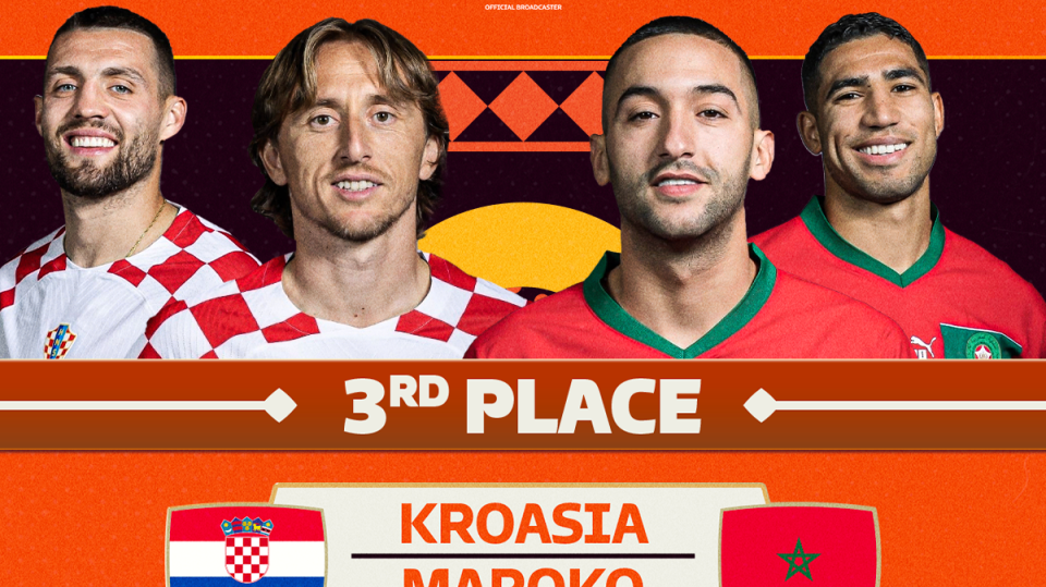 FIFA World Cup Qatar 2022 : Croatia VS Morocco