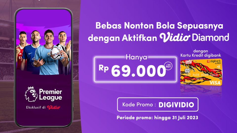 Promo Kartu Kredit digibank, Langganan Paket Diamond 30 Hari hanya Rp 69.000 Ribu!