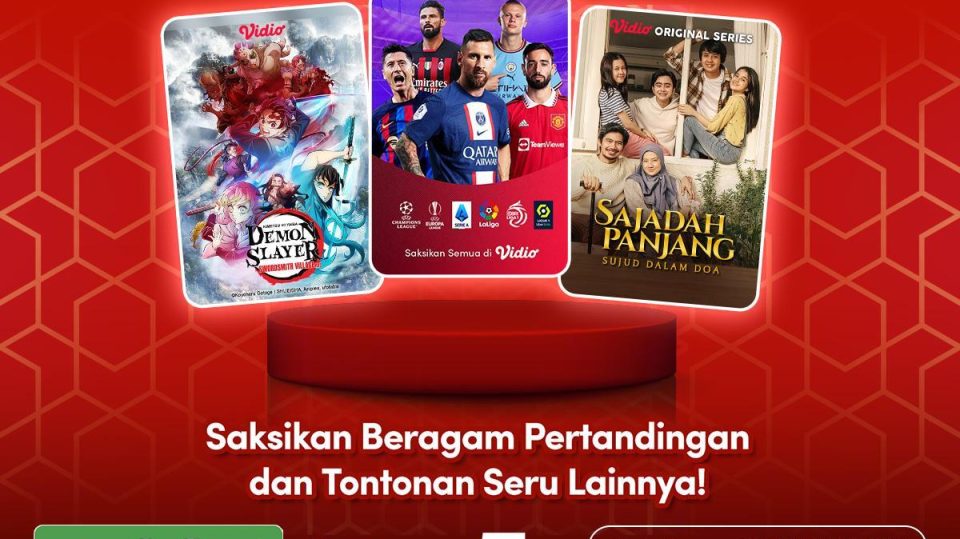 Beli Vidio di Tokopedia Diskon s/d 30% & Extra Cashback s/d 5rb!