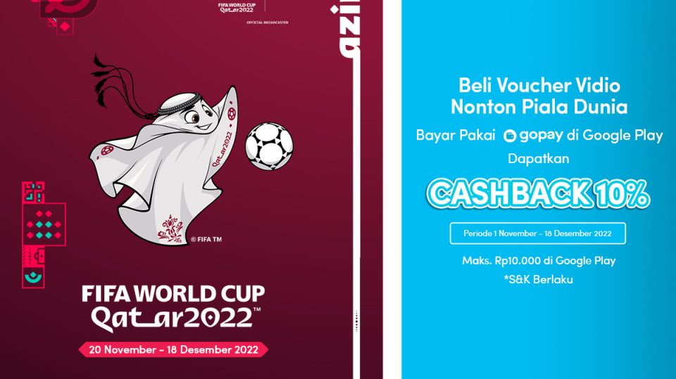 Beli Paket World Cup di Google Play Dengan GoPay: Cashback 10%