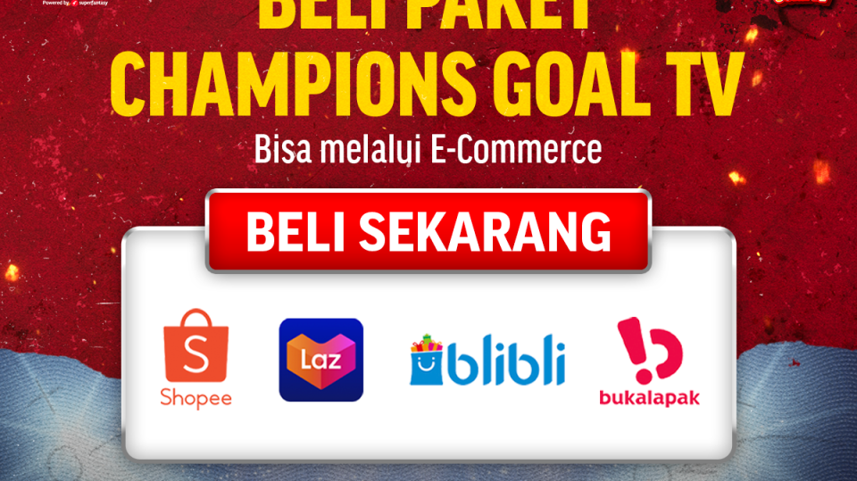 Langganan Champions Goal TV di E-Commerce