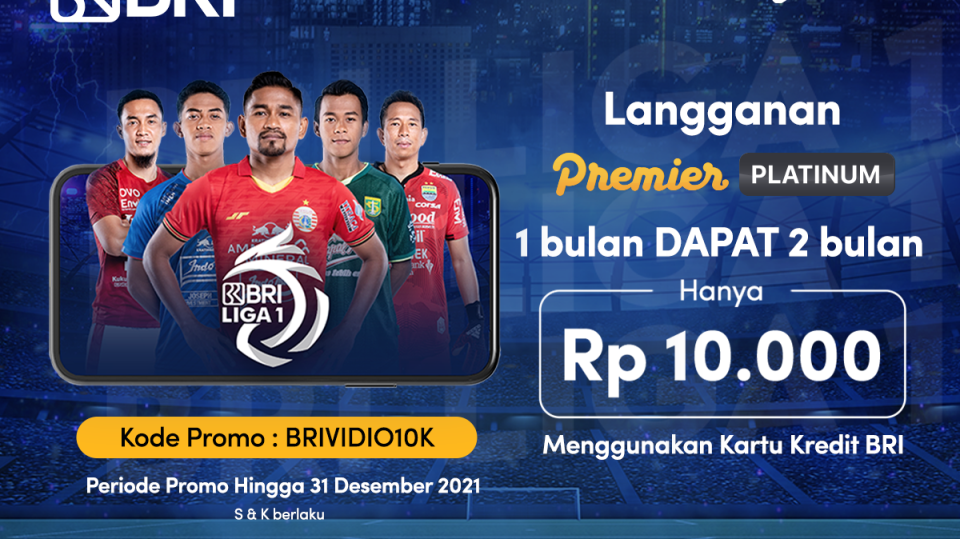Promo BRI, Beli Paket Vidio Gratis 1 Bulan Hari Ini!