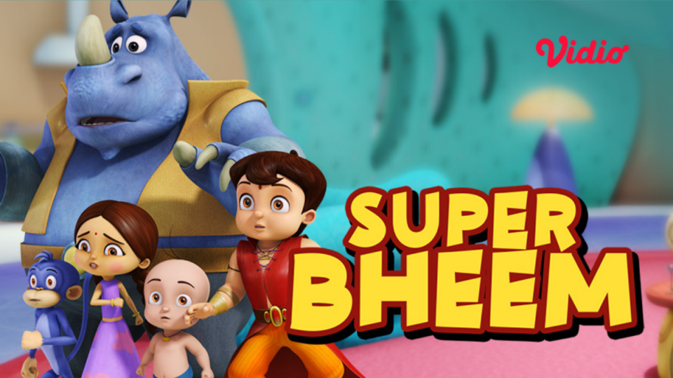 karakter kartun super bheem nonton dubbing bahasa indonesia