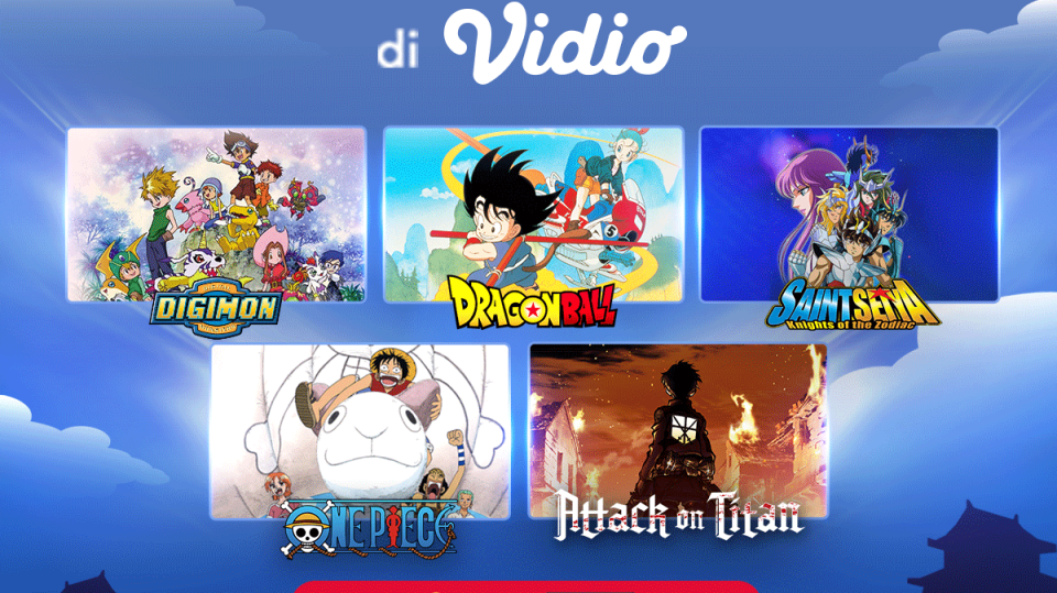 nonton anime sub indo di Vidio