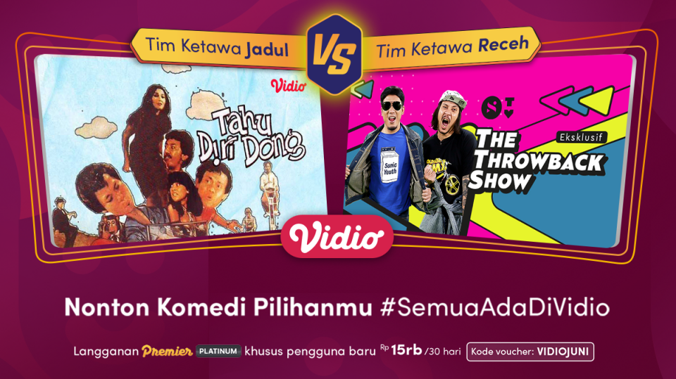 nonton film lucu dan acara komedi di vidio